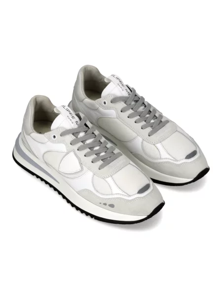 Buty do biegania Philippe Model skórzane do biegania szare