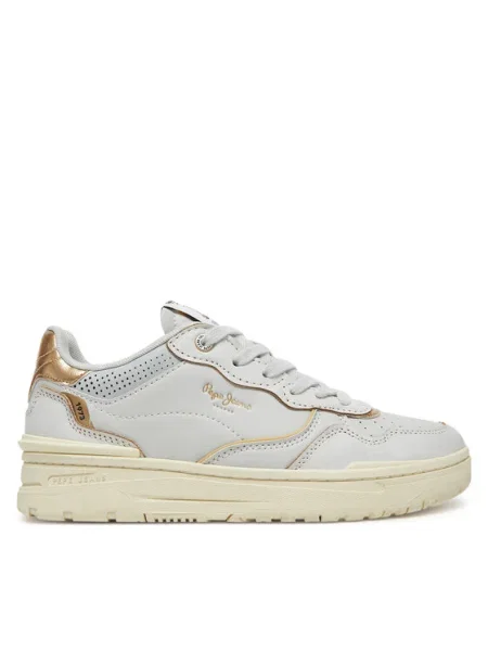 Маратонки Pepe Jeans CHESTER DISTRESS W сиво бяло
