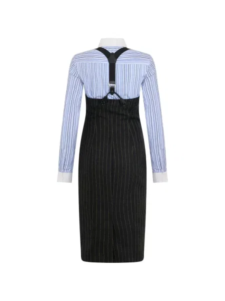 Rochie tip cămașă Moschino negru