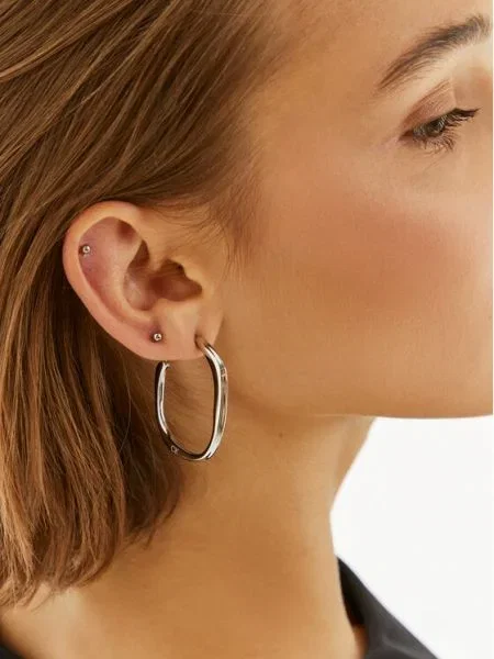 Calvin Klein Cercei argintiu