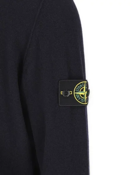 Hanorac Stone Island cu strasuri albastru