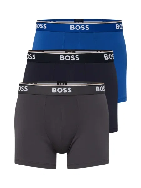 BOSS Orange Boksarice Power indigo / nočno modra / temno siva bela