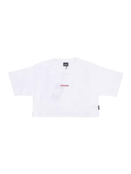 Koszulka Propaganda o krotszym kroju biała