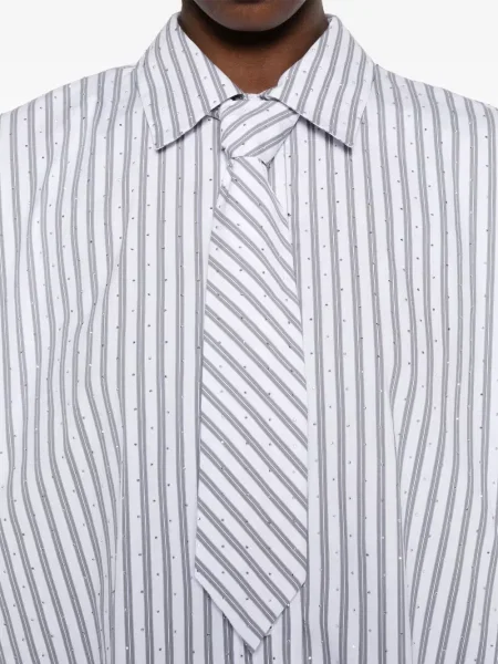 Cămașă Maje cu dungi alb