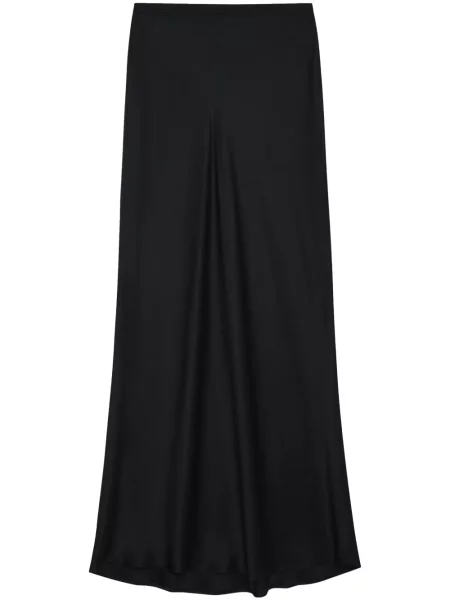 Fusta maxi Anine Bing de mătase negru