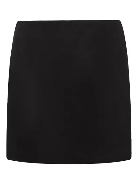 Mała mały spódnica mini 12 Storeez zamszowa czarna