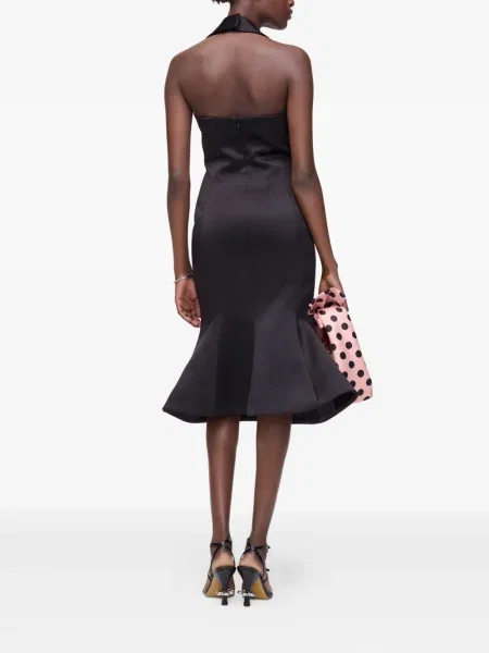 Rochie Marc Jacobs cu gât halter de costum negru