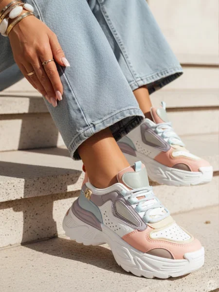 Sneakersy na platformie CELESTIC mix Dstreet