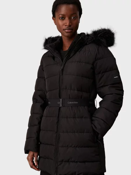 Утеплена куртка Calvin Klein чорна