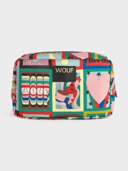 WOUF kosmetyczka podróżna Discobabe 20 x 95 x 13 cm czerwona