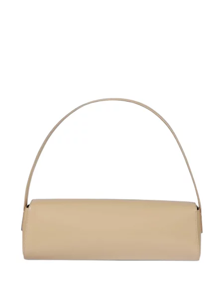 Geantă Jil Sander din piele cu imprimeu geometric