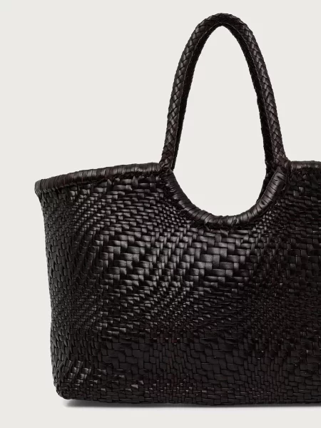 Shopperka Dragon Diffusion skórzana brązowa