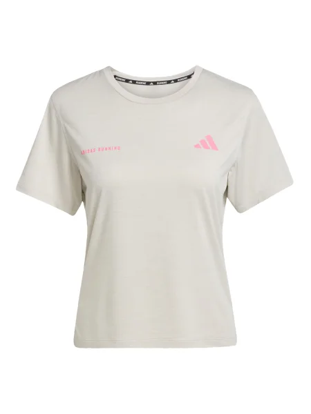 Tricou adidas Own The Run Melange T-Shirt Orbit Grey Mel/ Black XS negru