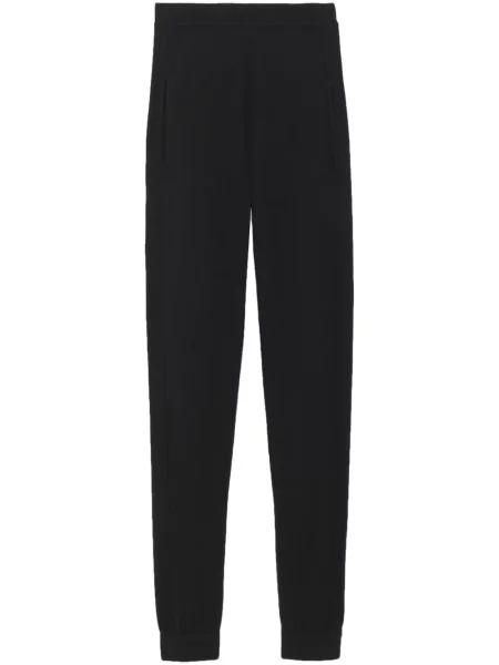 Leggings Saint Laurent din cașmir negru