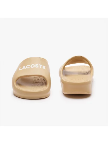 Шлепанцы Lacoste бежевые