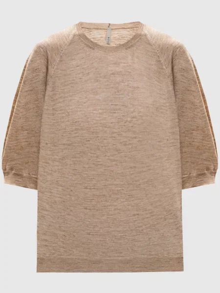 Футболка з кашеміру шовку та льону Boboutic бежева