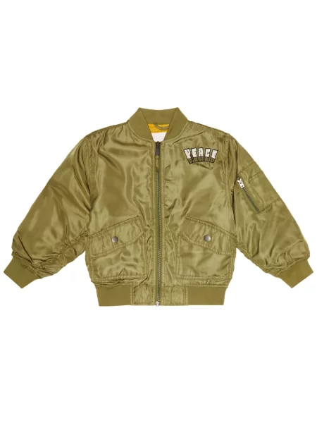 Bomber jakna Molo z vezenjem zelena