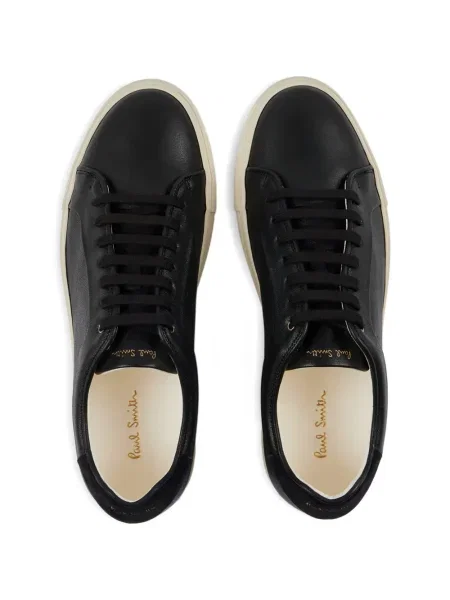 Sneakerși Paul Smith cu imagine negru