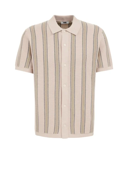 WE Fashion Pletena jopa / kamela / temno siva bež