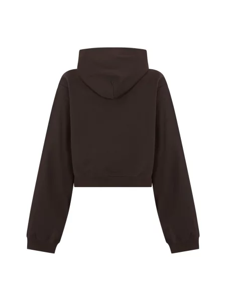 Bluza sportowa Gucci z nadrukiem brązowa