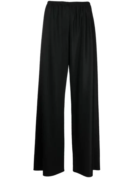 Pantaloni The Row cu picior lat negru
