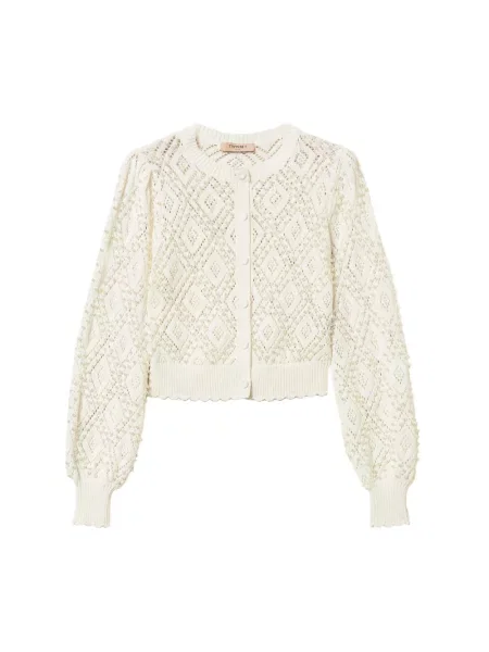 Kardigan Twinset beżowy