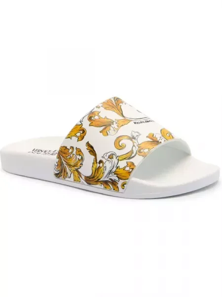 Versace Jeans Couture Șlapi SHELLY alb