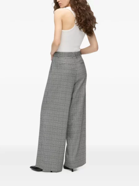 Pantaloni Karl Lagerfeld cu model pepito gri