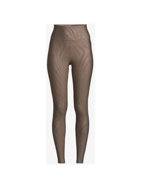 Legginsy długie Casall Heat Printed XS brązowe