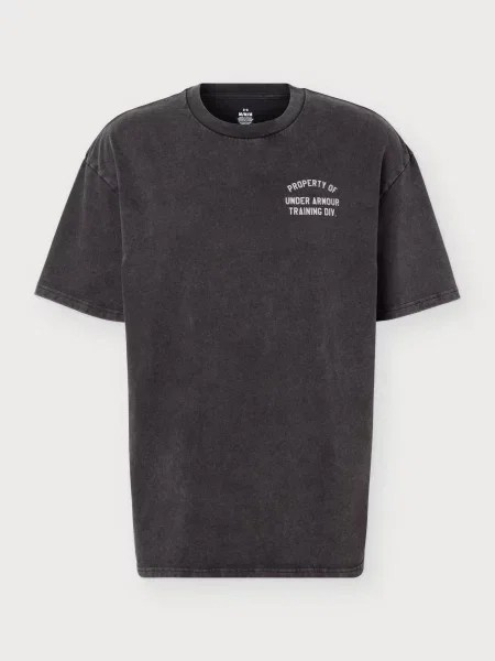 UNDER ARMOUR Tricou funcțional PROPERTY OF UA gri deschis / denim negru