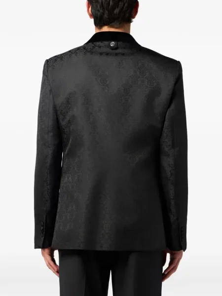 Sacou Billionaire din jacard negru