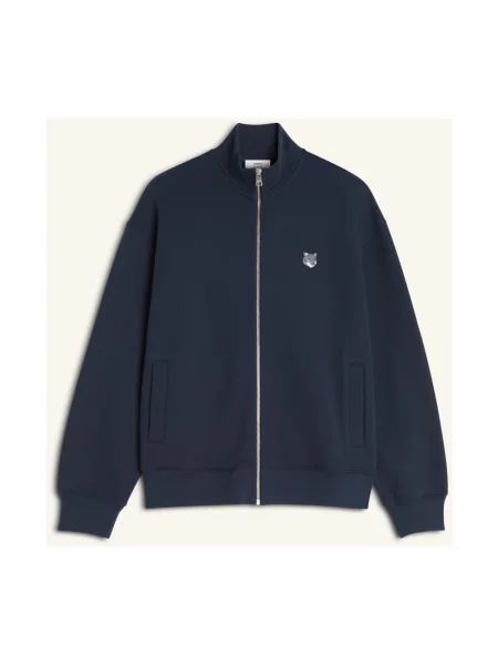 Bluza rozpinana Maison Kitsune niebieska