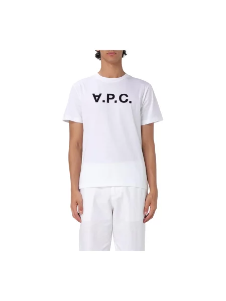 A.P.C. t-shirt t-shirt standard grand vpc GOTS biała