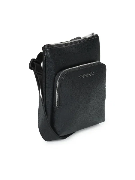 Taška Armani Exchange bez podpätku čierna