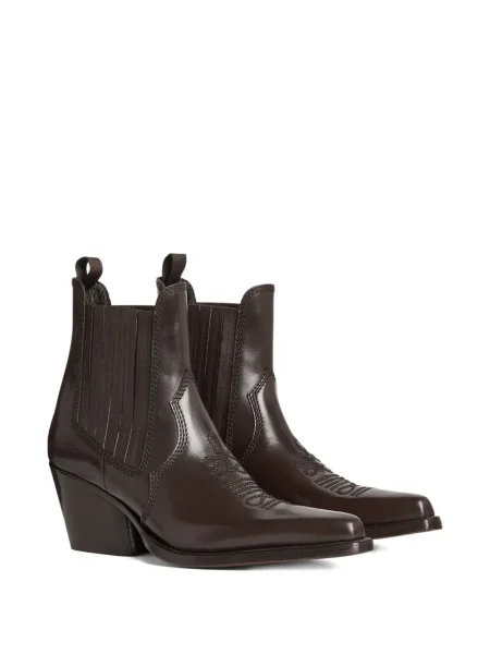 Cizme scurte Dsquared2 cowboy maro