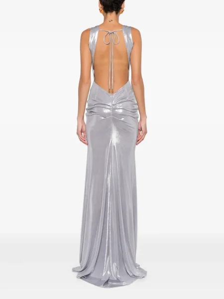 Rochie Lita Couture de costum argintiu