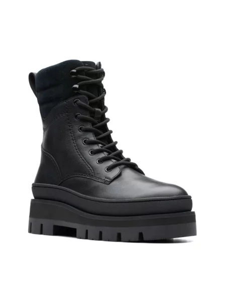 Buty do kostki Clarks skórzane czarne