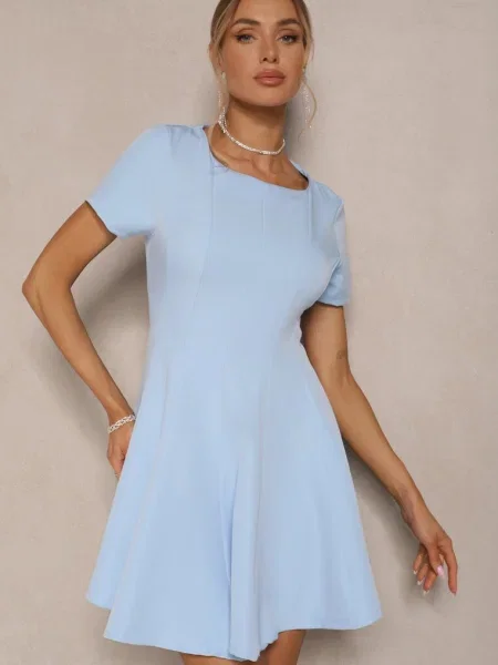 Rochie Mepiza deschis albastru