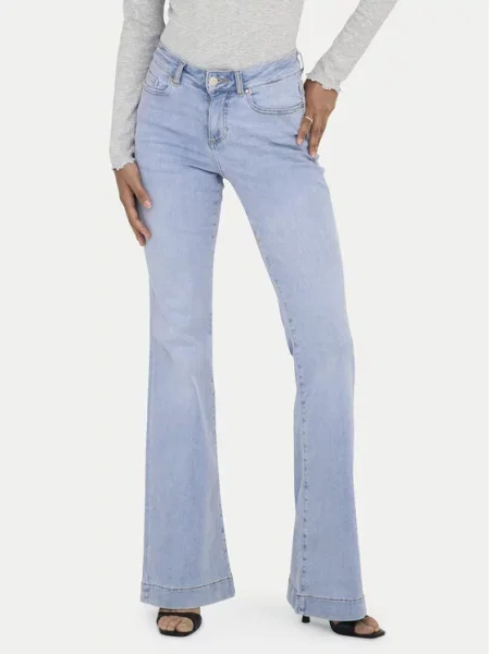 ONLY Blugi Onlblush deschis Flare Fit albastru