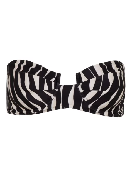 Top Lenny Niemeyer z nadrukiem w zebrę czarny