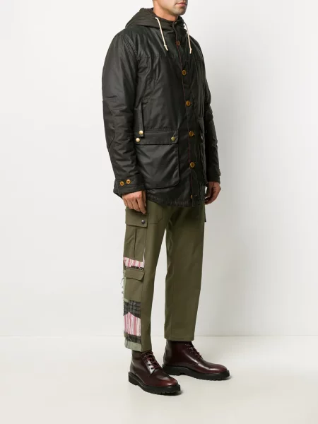 Voskovaný parka Barbour hnědá