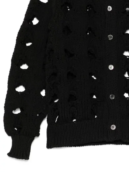 Πλεκτή ζακέτα Comme Des Garçons chunky μαύρο