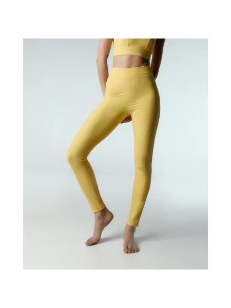Legginsy długie Black Limba Riva mostaza XS czarne
