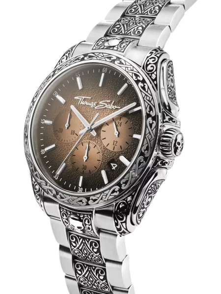 Ceas Thomas Sabo cu motiv cu inimi maro