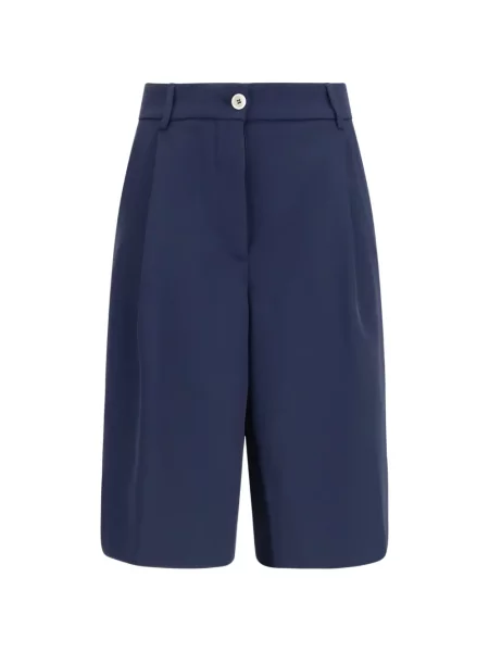 Pantaloni scurți Cruna plisate albastru