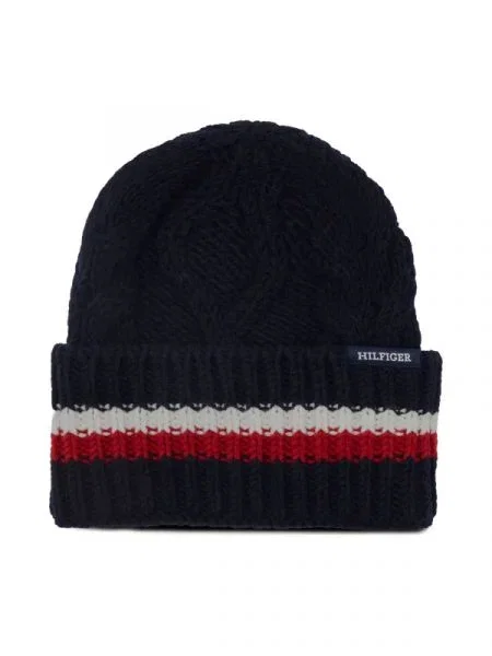 Tommy Hilfiger Sapka gyapjú hozzáadásával kék