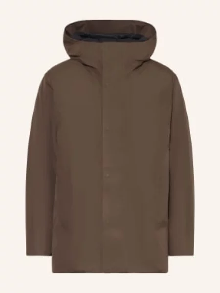 Goldwin Peříová Bunda Snow Range Gtx hnědá