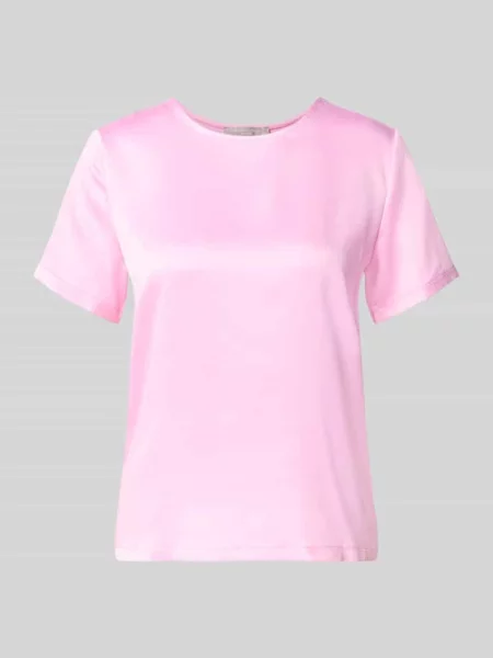 Bluzka o kroju regular fit z satyny Christian Berg Woman Selection