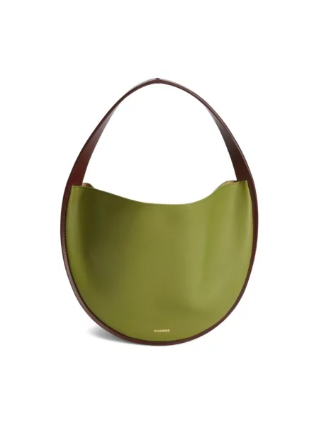 Torebka Jil Sander skórzana zielona
