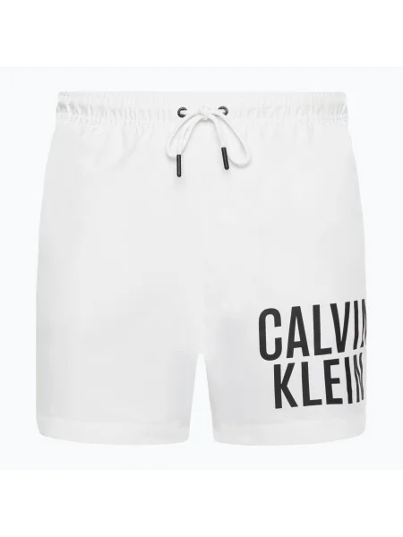 Olcsóbban. Férfi Calvin Klein Medium zsinóros úszónadrág fehér. Méret: XXL fehér